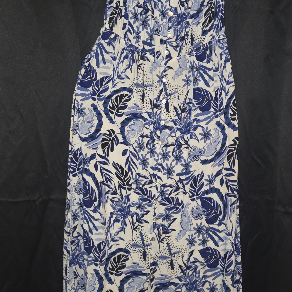 New Look Blue Sleeveless Sundress Maxi - Picture 5 of 5